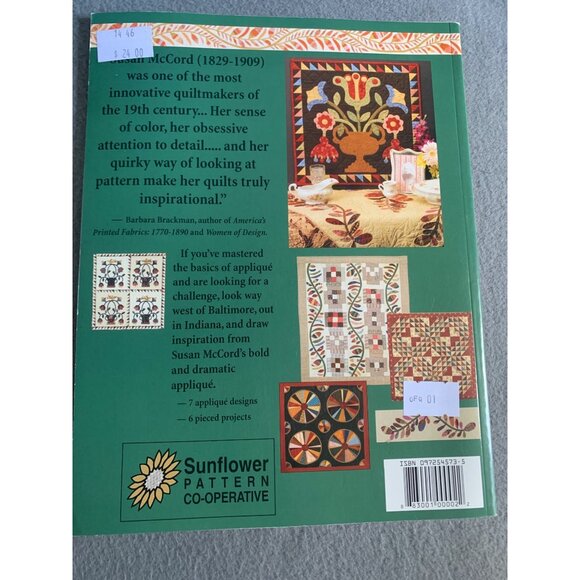 Our Favorite Quiltmakers Book : Susan McCord Barbara Brackman Shauna Christensen - Picture 3 of 3